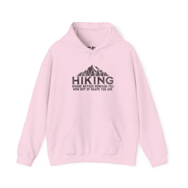 Hiking Humor Hoodie – Out of Shape Edition | Funny Hiking Sweater | Unisex - Hoodie - Image 10