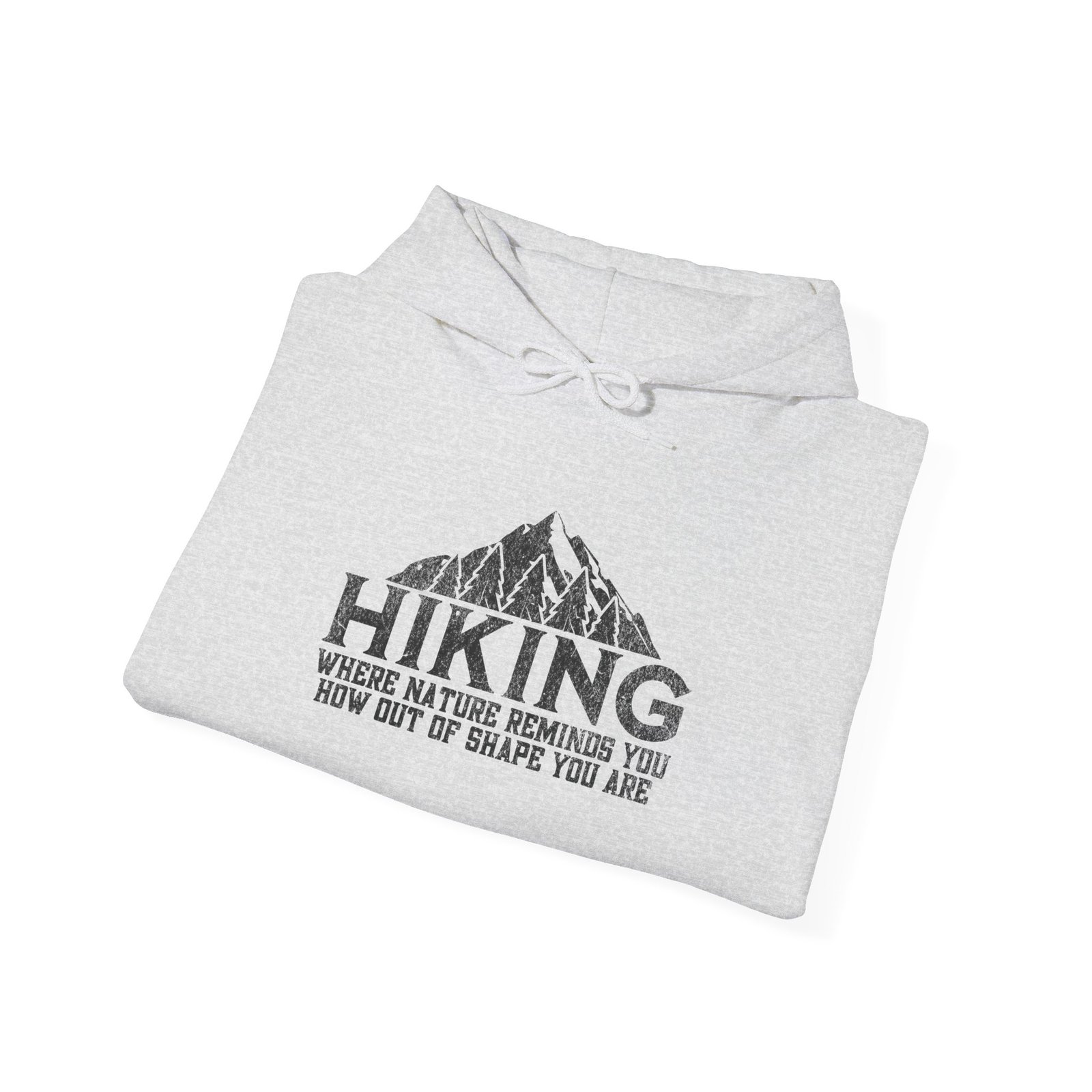 Hiking Humor Hoodie – Out of Shape Edition | Funny Hiking Sweater | Unisex - Hoodie - Image 5