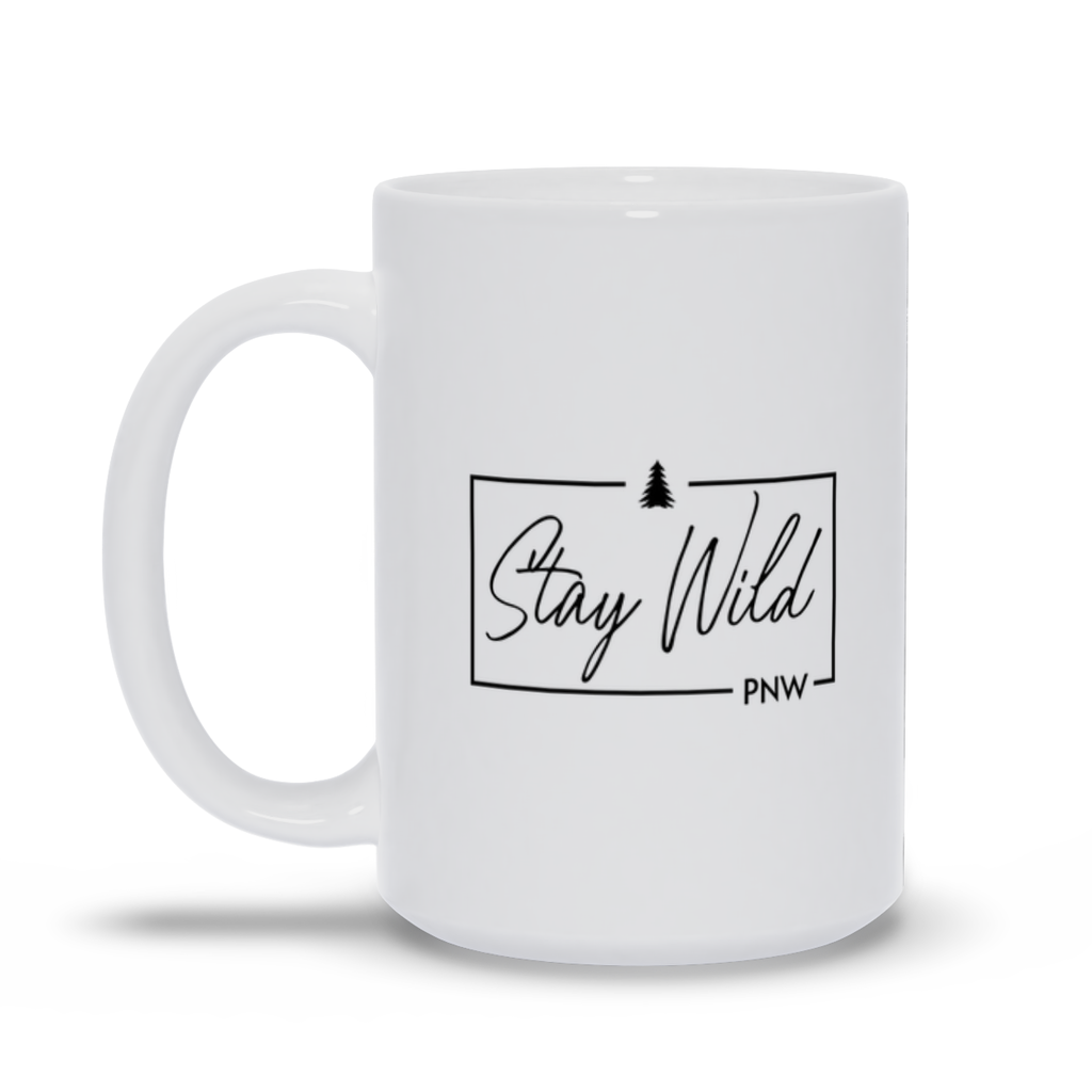 Stay Wild PNW Signature Script | Pacific Northwest | Coffee Mug - Mugs - Image 6