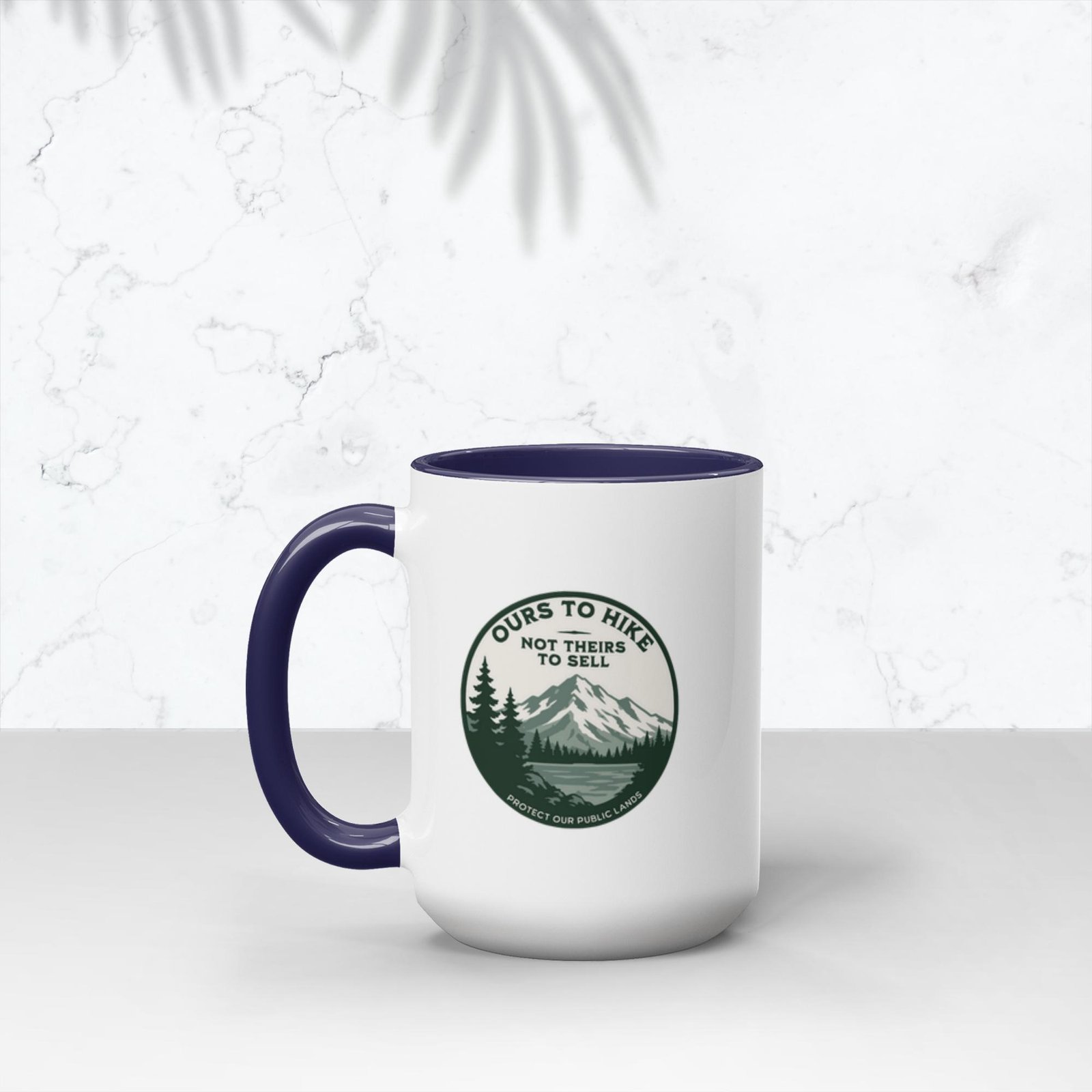 Ours To Hike Not Theirs To Sell | Public Lands Resistance Mug | PNW Outdoors - Accent Mug - Image 7