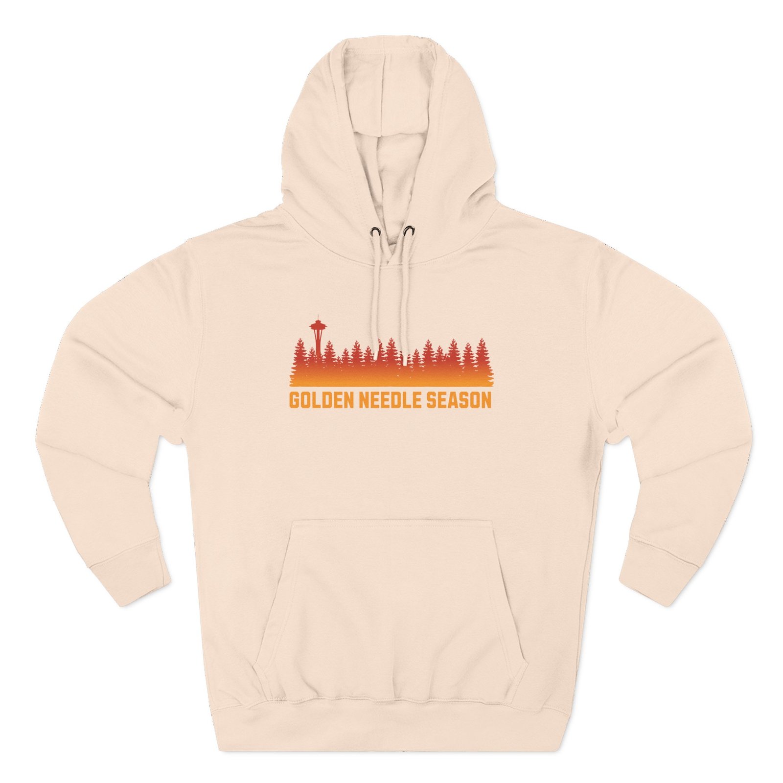 Golden Needle Season | PNW Larch Hiking Sweatshirt | Fall Trail Humor - Hoodie - Image 5