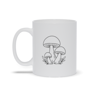 Mushroom Foraging | PNW Coffee Cup | Simple Mushroom Logo – Mugs