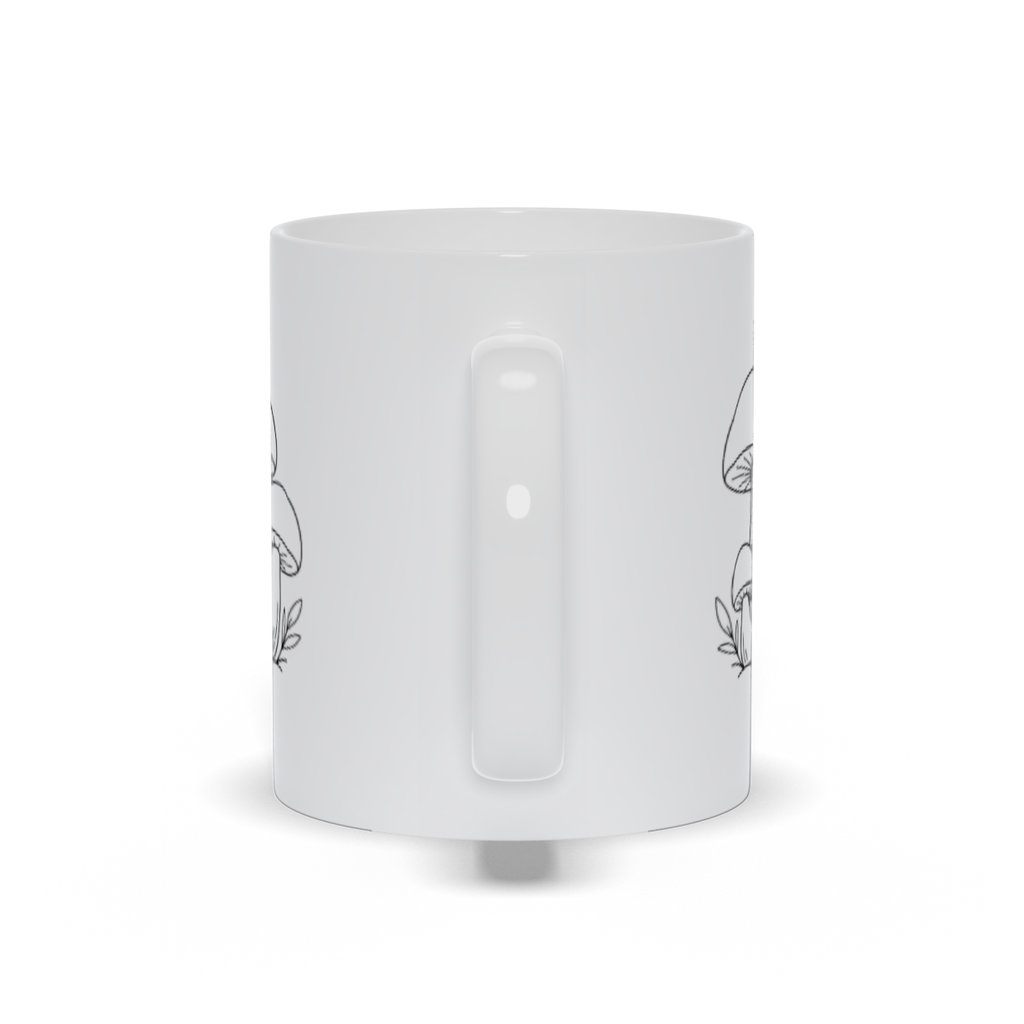 Mushroom Foraging | PNW Coffee Cup | Simple Mushroom Logo - Mugs - Image 4