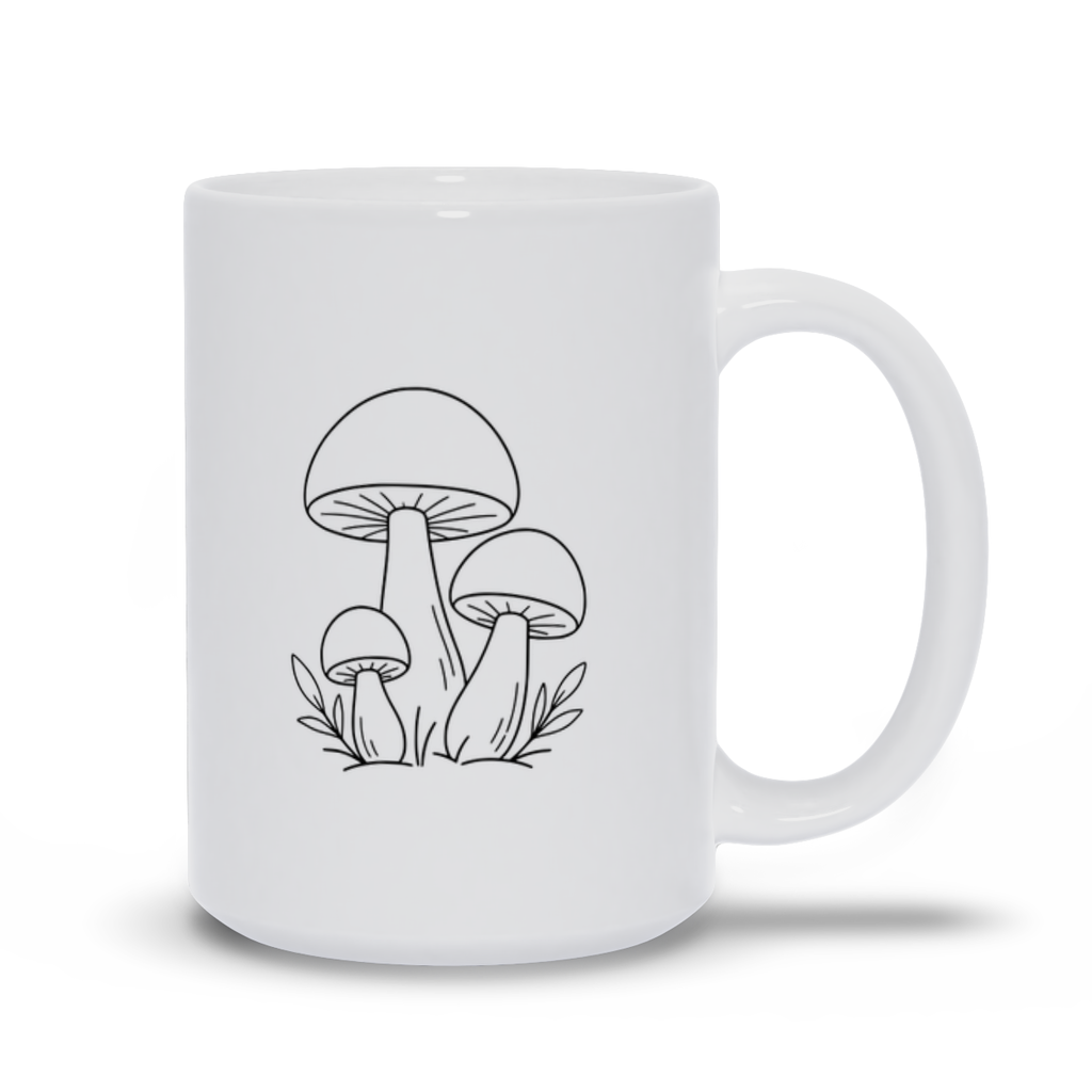 Mushroom Foraging | PNW Coffee Cup | Simple Mushroom Logo - Mugs - Image 7