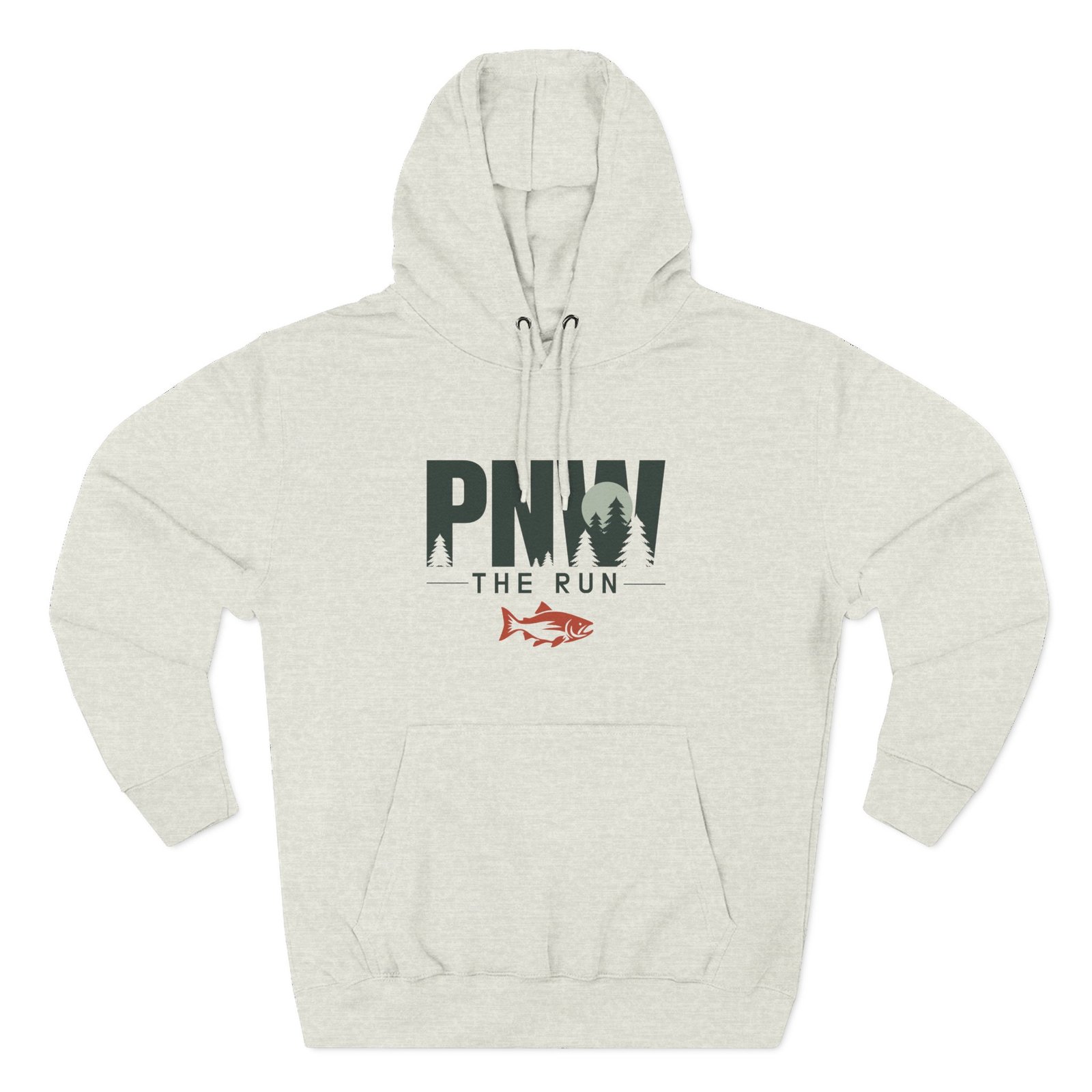 PNW The Run Hoodie | Salmon Run Season Hooded Sweatshirt | PNW Unisex - Hoodie - Image 2