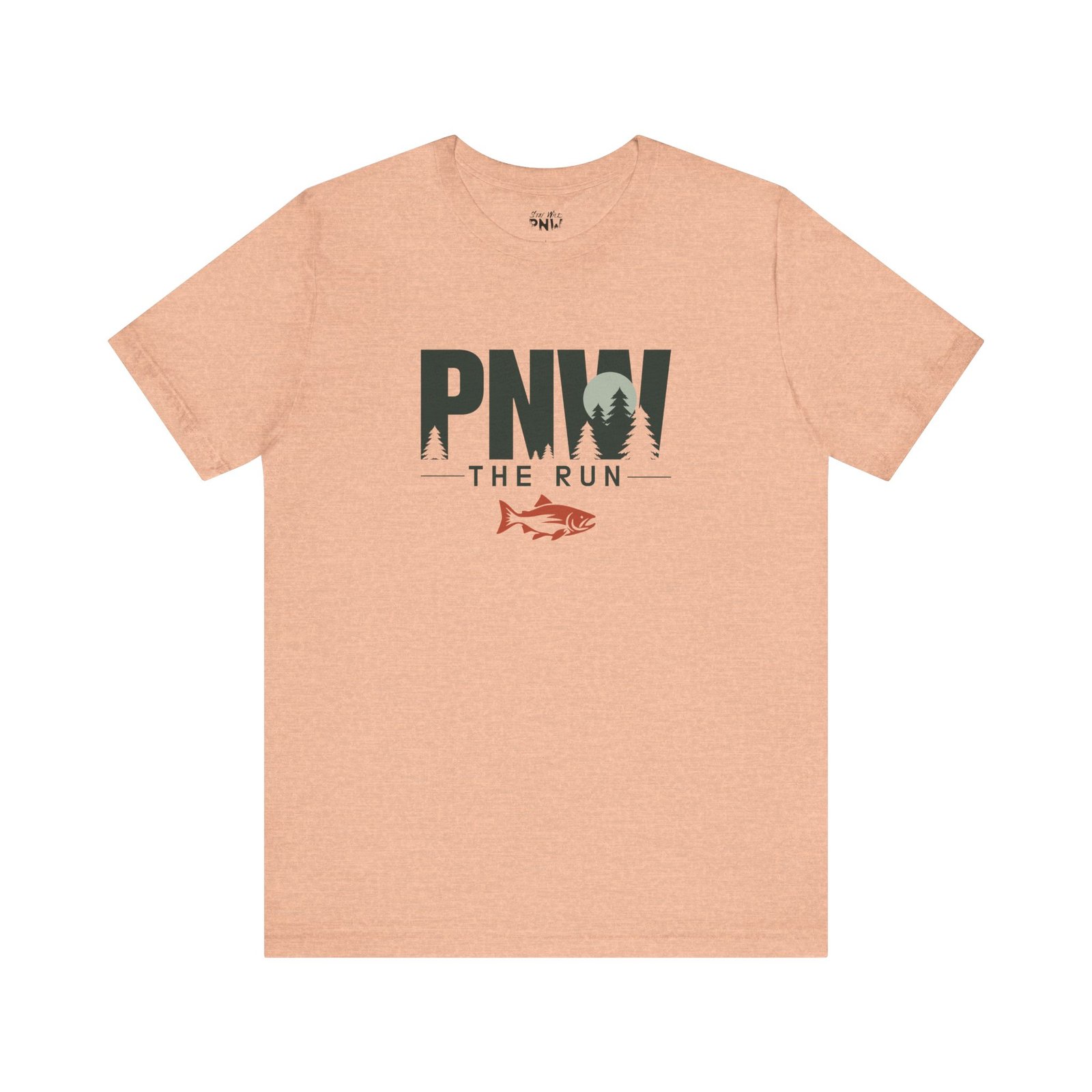 PNW The Run Shirt | Salmon Run Season Tee | PNW Salmon Viewing Gift - Shirt - Image 16