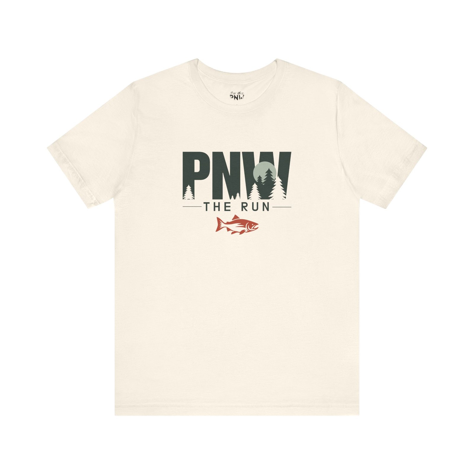 PNW The Run Shirt | Salmon Run Season Tee | PNW Salmon Viewing Gift - Shirt - Image 2