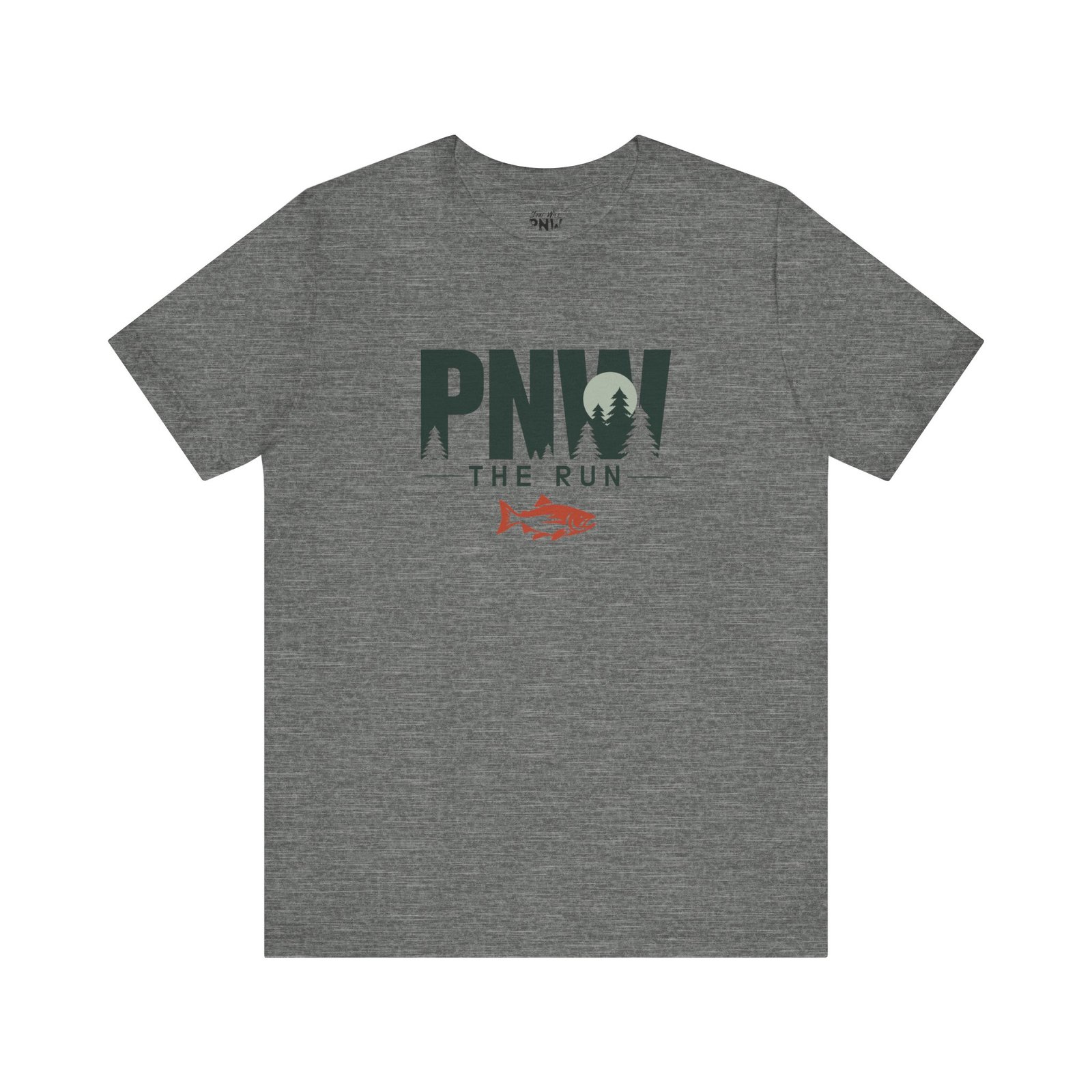 PNW The Run Shirt | Salmon Run Season Tee | PNW Salmon Viewing Gift - Shirt - Image 13