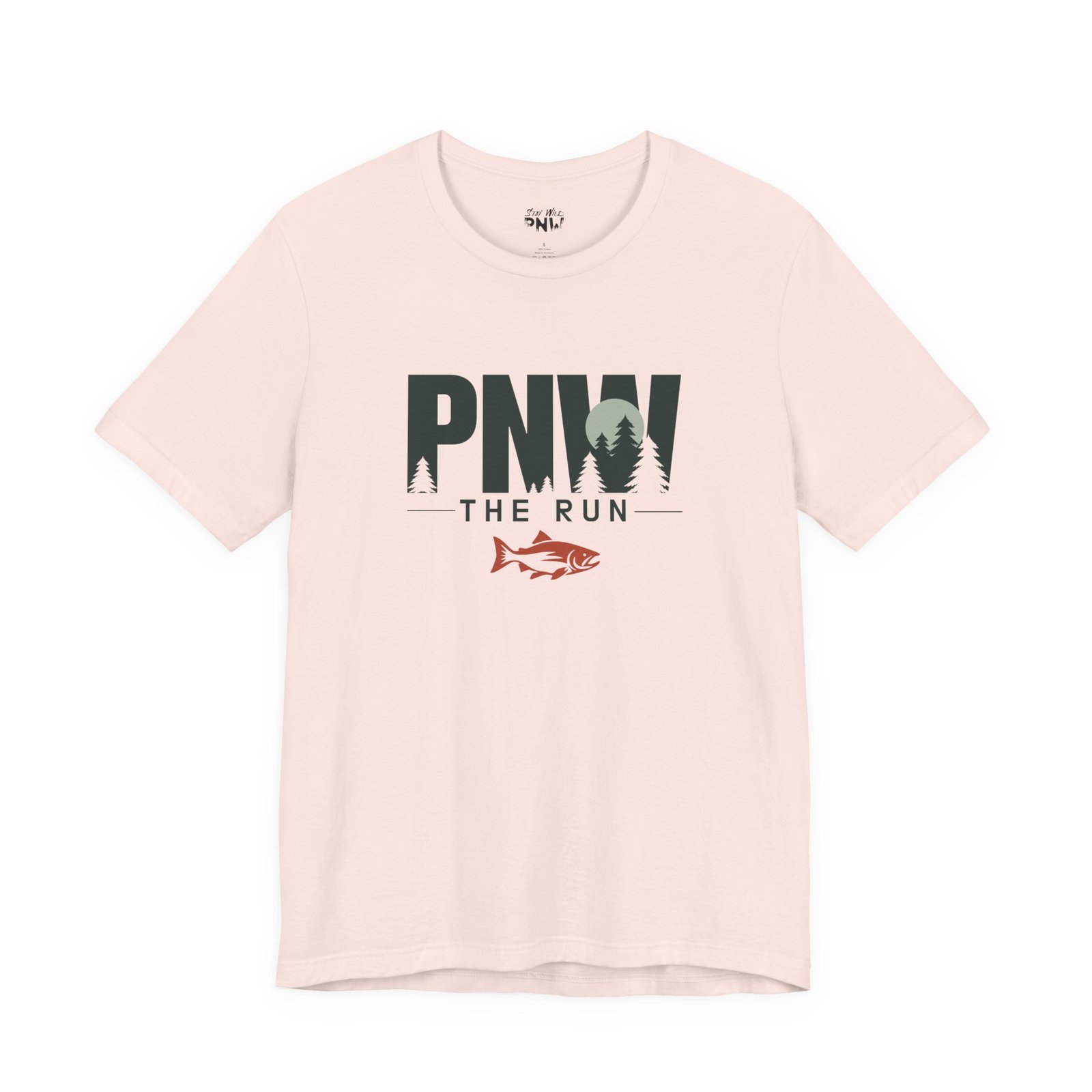 PNW The Run Shirt | Salmon Run Season Tee | PNW Salmon Viewing Gift - Shirt - Image 8