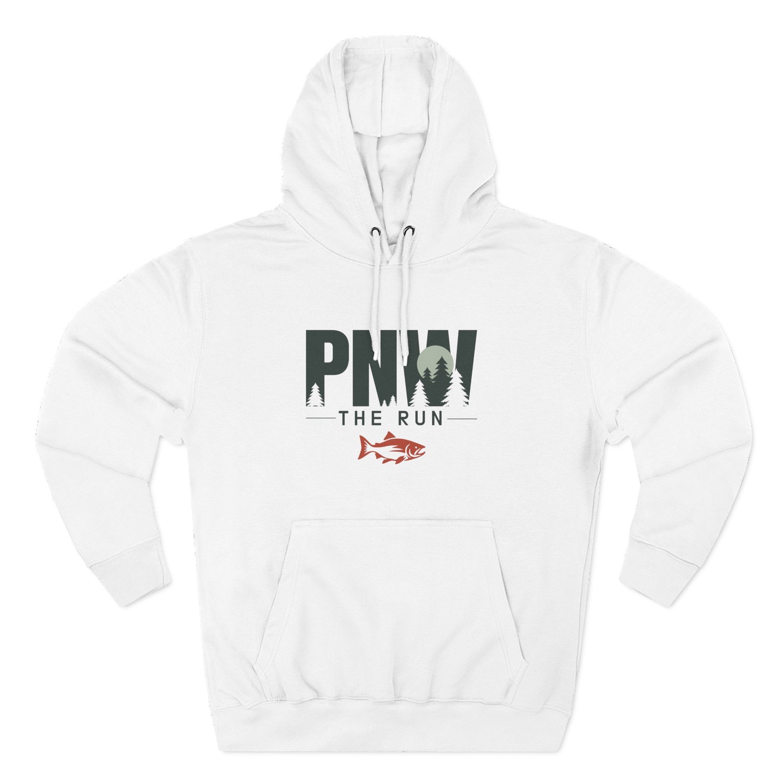 PNW The Run Hoodie | Salmon Run Season Hooded Sweatshirt | PNW Unisex - Hoodie - Image 6