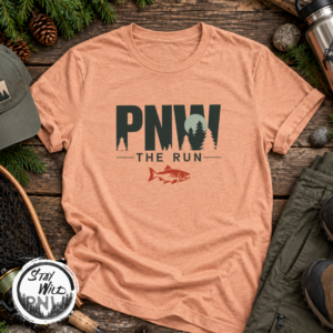 PNW The Run Shirt | Salmon Run Season Tee | PNW Salmon Viewing Gift – Shirt